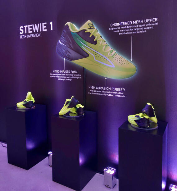 Stewie One Displayed on Pedestals